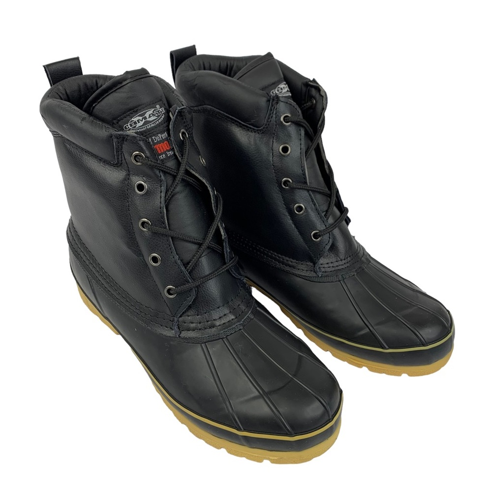 Men's Duck Boots Leather Thermolite Waterproof Hiking Snow Shoes